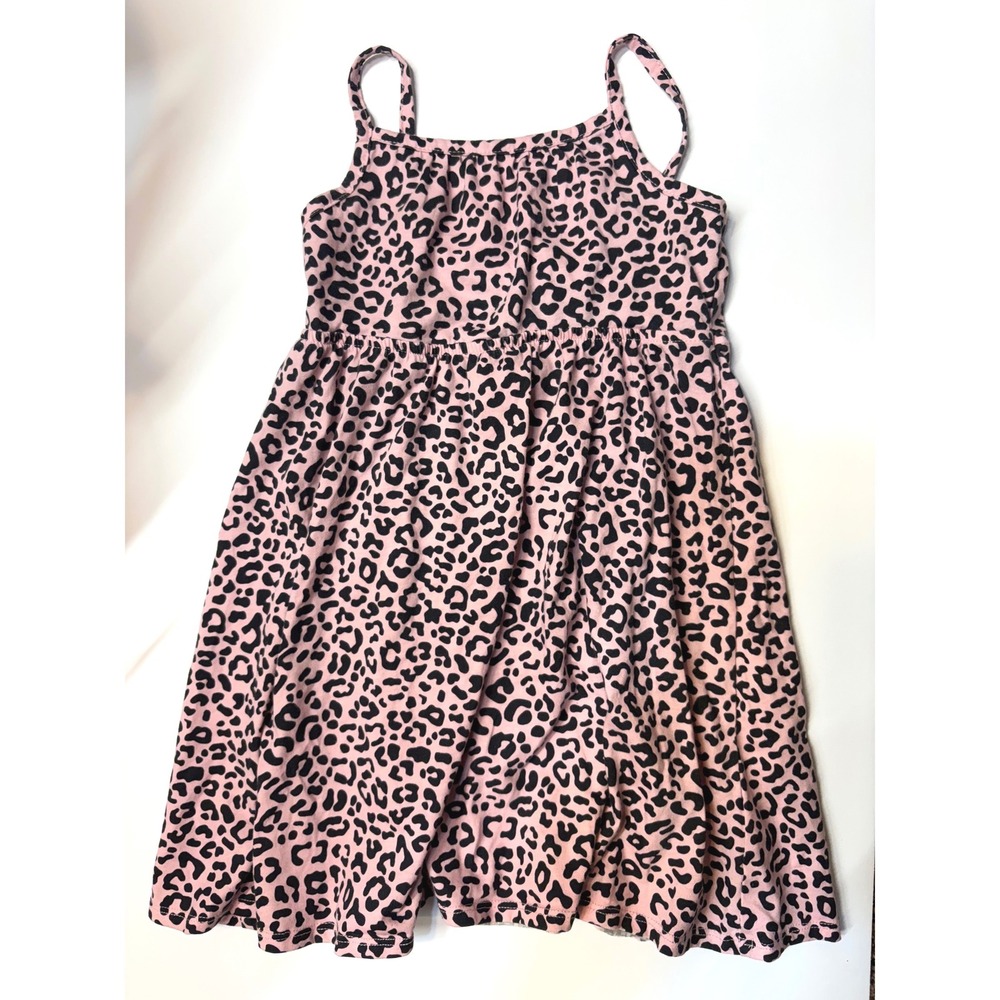 Wonder Nation The Childrens Place Girls 4T-5T Summer Dress Lot Daisy Leopard - Picture 6 of 10